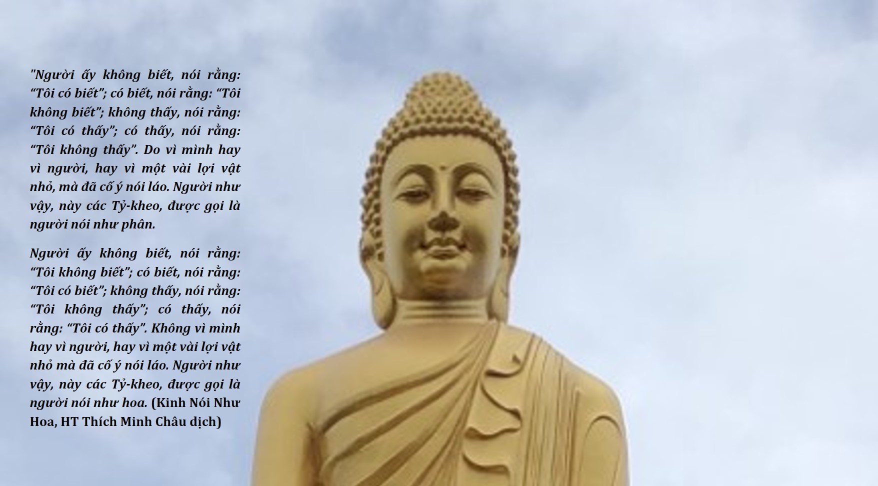 "Thấy Biết" Trong Lời Dạy Của Đức Phật